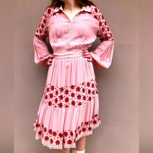 TiMo Pink Cherry Blossom Dress 🌸🌸🌸 Size Large.